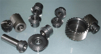 helical bevel gears for sewing machines